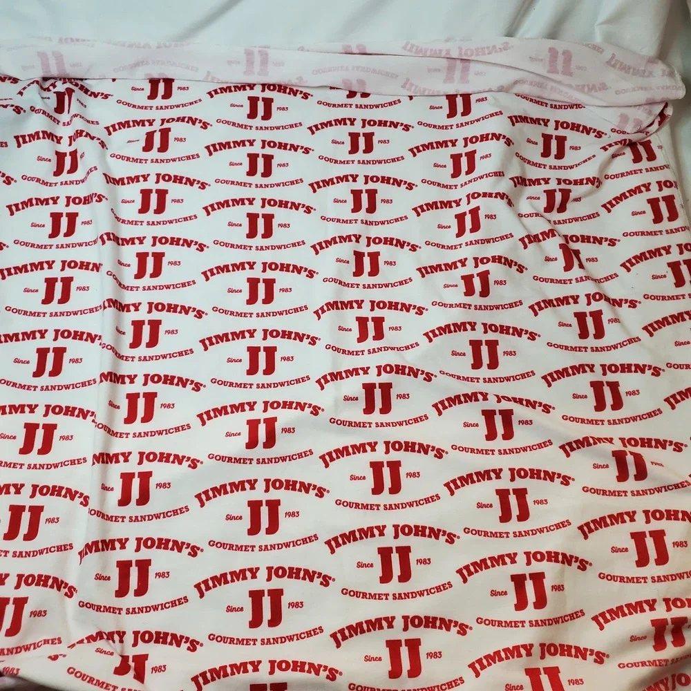 Jimmy Johns Baby Recieving Blanket Blush And‎ Blue